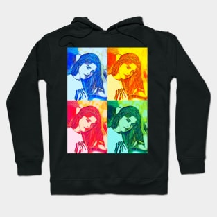 Portrait in 4 colors Hoodie